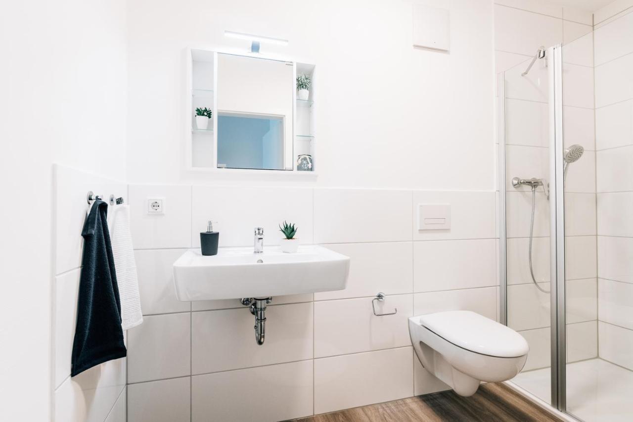 Modernes Stadt-Apartement Mitte Bielefeld Exterior foto